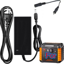 RXQMXG 12V AC Adapter For PAXCESS Rugged330 330W Portable Generator Power Station