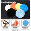 Mardatt 13Pcs 6" Car Polishing Pad Kit Includes 6" Buffing