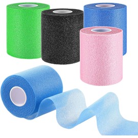 4 Pack Pre Wrap Athletic, Multi Color Prewrap Athletic Tape for Hair Soccer Sports Wrap Foam Athletic Tape for Gymnastics Boxing Climbing Wrists Elbow Knees Ankles Protection
