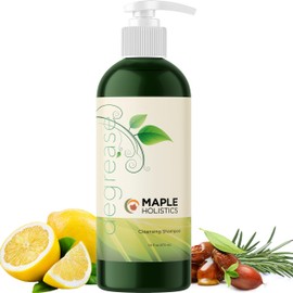 Oily Hair Shampoo for Greasy Hair - Clarifying Shampoo for Oily Hair and Dry Scalp Cleanser for Build Up - Deep Cleansing Shampoo for Oily Scalp Toner with Purifying Essential Oils for Hair Care