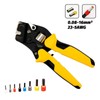 Ratcheting Wire Crimper Self Adjusting E Tube Manual Multifunction Crimping