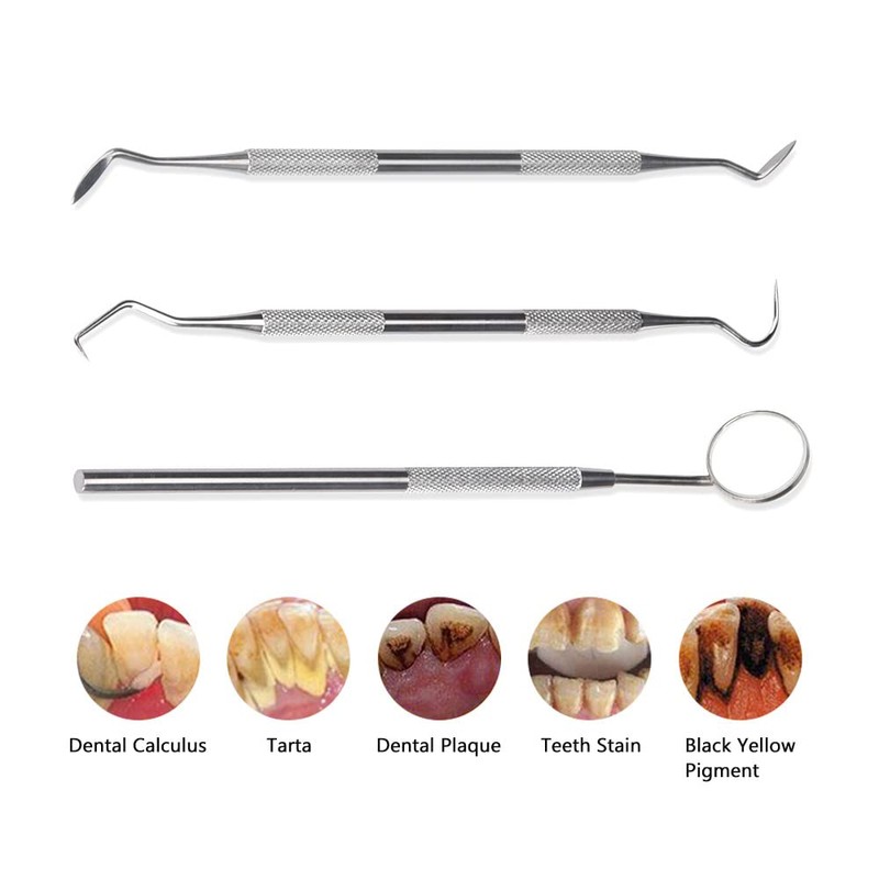 MOMOQ 3 in 1 Dental Tools Remove Plaque and Tartar