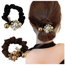 FASELE Hair Ties, Fine Scrunchies, Stylish Elegant Hair Accessories, Simple Satin, Forest Girl, Elegant Sophistication, Hair Ornament, Women, High Elasticity, Fashionable, Daily, Commute, Gift