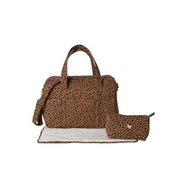 ENVIE DE FRAISE 24 or 48 Hour Leopard Print Changing Bag Beige TU, beige, Unit size