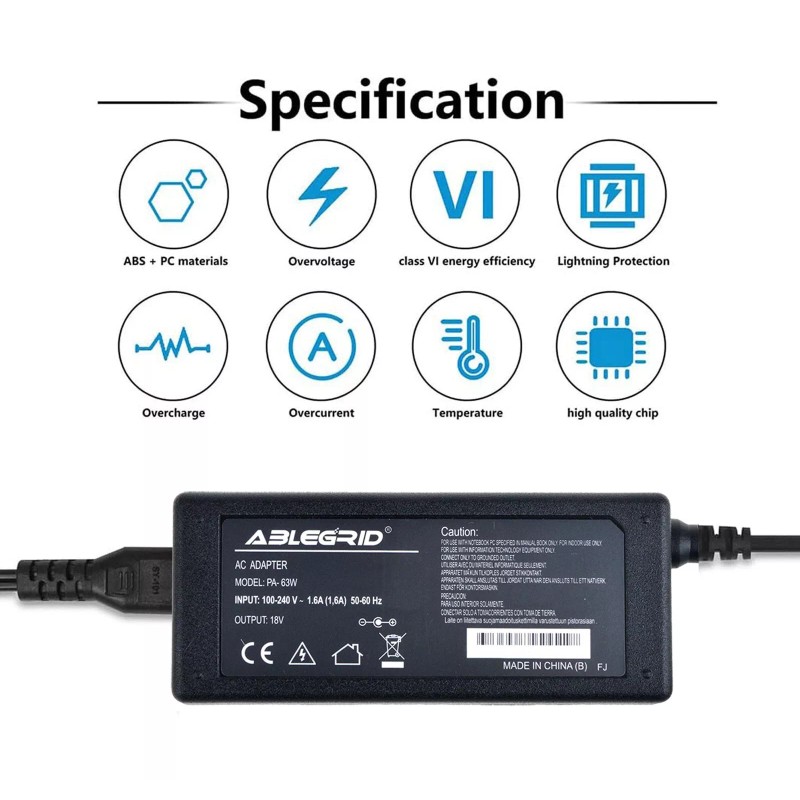 Ablegrid 18V AC Adapter Charger For Ikarao Break X2 Lyrics
