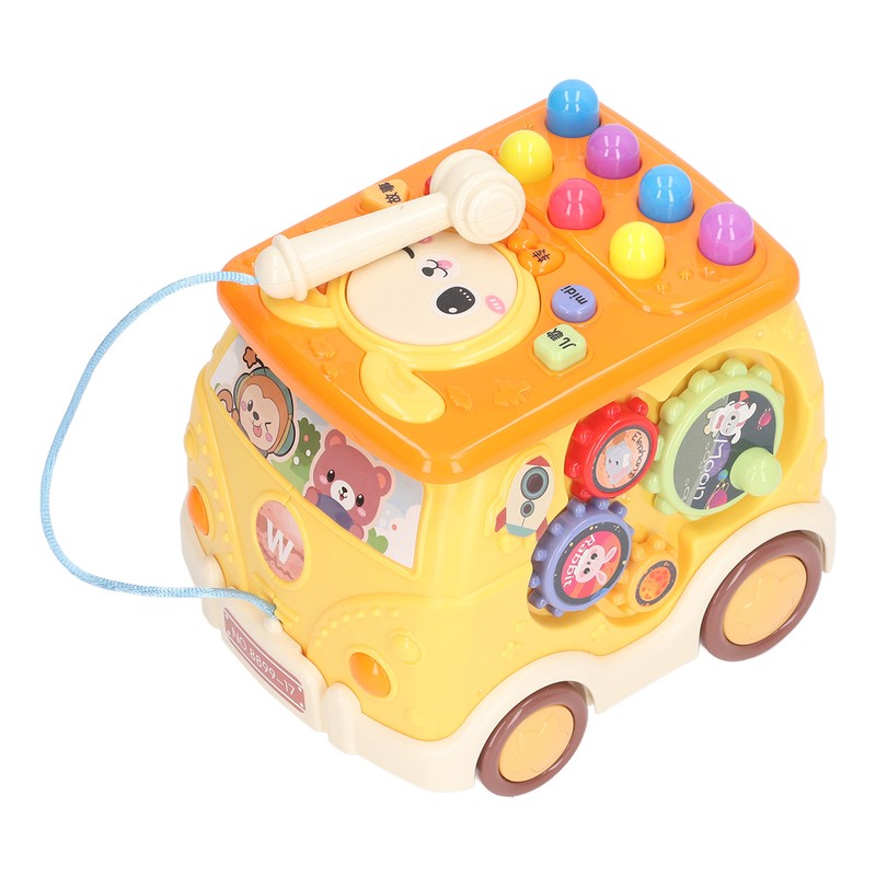 Bus Beat A Mole Toy Educational Sound Light Interactive Musical