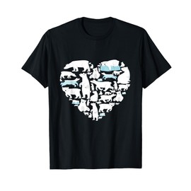 Polar Bear Lover polar bear heart valentine gift men women T-Shirt