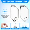 QBUC for KIA Key Fob Cover with keychian,TPU Protection Key