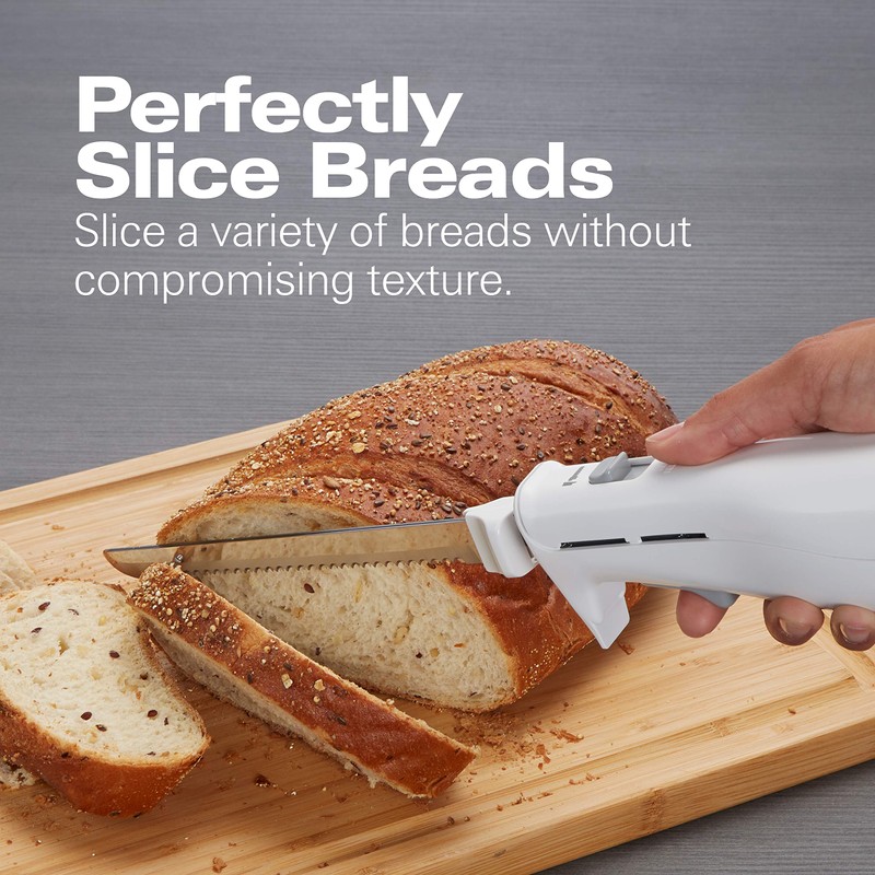 Hamilton Beach Electric Knife Set for Carving Meats, Poultry, Bread,