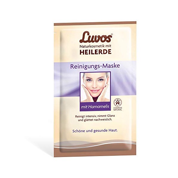 Luvos Crememaske Reinigung, mit Sofort-Effekt tiefenwirksame Reinigung, 2 x 7,5 ml