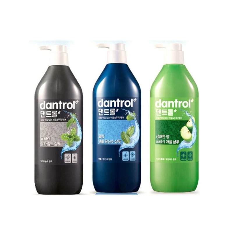 Dantroll 샴푸 린스 820ml 비듬케어 촉촉한 프레쉬라인샴푸 헤어샴푸 모발샴푸 세정