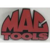 MAC TOOLS / SNAP-ON TOOLS BOX EMBLEM REPLACEMENT LARGE RED