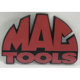 MAC TOOLS / SNAP-ON TOOLS BOX EMBLEM REPLACEMENT LARGE RED LOGO