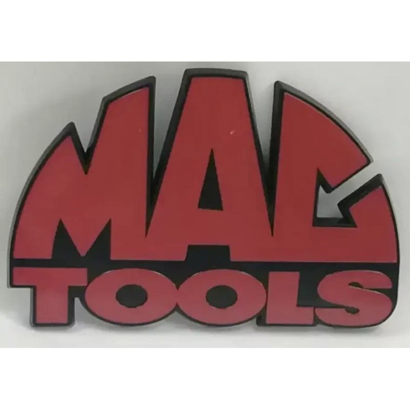 MAC TOOLS / SNAP-ON TOOLS BOX EMBLEM REPLACEMENT LARGE RED