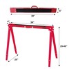 TOMAX Folding Sawhorse Height Adjustable 440lb Weight Capacity Single Pack