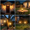Electight Solar Lanterns Outdoor, 2 Pack Hanging Solar Lights for