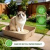 Disposable Litter Boxes for Cats 8-Pack Extra Thick & Sturdy