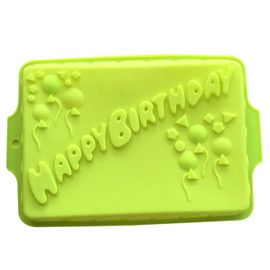 FantasyDay Silikon Backform/Muffinform für Muffins, Cupcakes, Kuchen, Pudding, Eiswürfel und Gelee- Alles Gute zum Geburtstag backform für eindrucksvolle Kreationen, hochwertige Silikon-Kuchenform