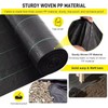 forimo Driveway Fabric, 13x65 ft Road Fabric Commercial Barrier Fabric,
