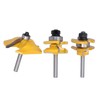 3Pcs Rail Stile Router Bits Roman Ogee Bit Woodworking Groove