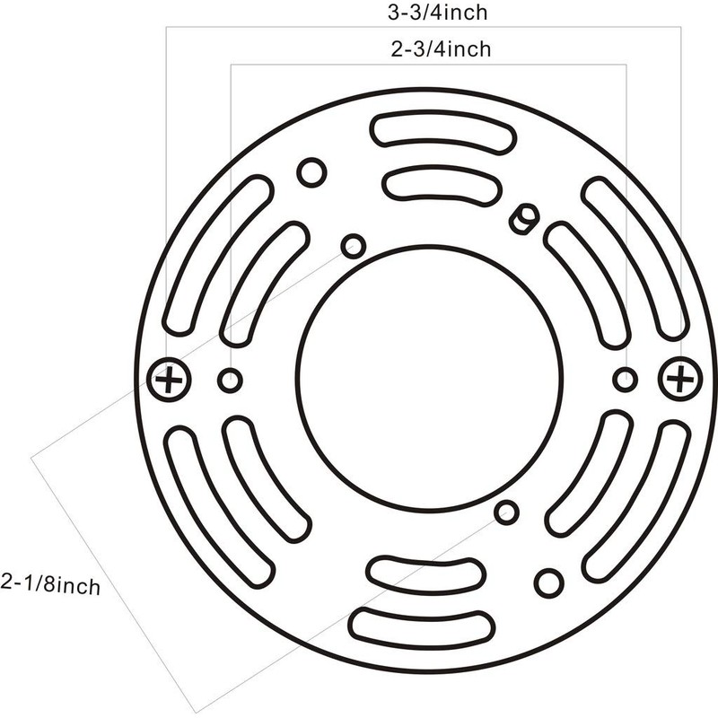 Cloudy Bay LED Flush Mount Ceiling Spot Light,CRI90+ 8W 600lm