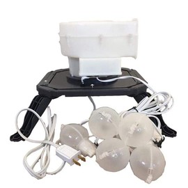 AIR CHARACTERS Replacement YEF-200 Fan with Base and Lights for Gemmy Airblown Inflatables
