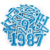 Iron on Letters and Numbers Patches for Clothes DIY Embroidered
