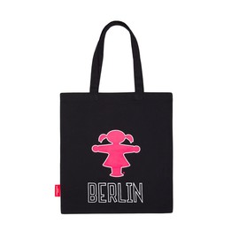 AMPELMANN (Traffic Light Man Stop/108106254 Fabric Bags – Aunt Emma with Traffic Light Lady Berlin/Berlin, schwarz