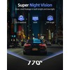 CIEVIE 4K Dash Cam Front and Rear Camera, 64GB SD