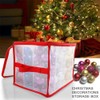 Transparent Storage Organizer Case for Storing Xmas LED Lights Garlands