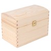 Creative Deco Wooden Storage Box Unpainted with Lid | 25