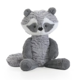 Lambs & Ivy Little Woodland Raccoon Plush,Suki, Gray