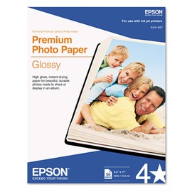 Epson Premium Inkjet Photo Paper - White