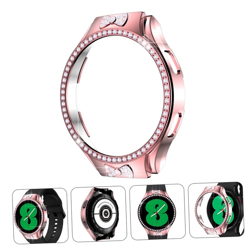 OSALADI 5pcs Glitter Watch Protector Case for Watch Stylish Rhinestone
