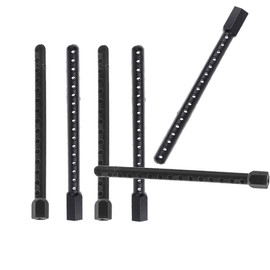 HeyMi 8Pcs RC Plastic Body Post Mounts,RC Car Shell Column Compatible with HSP Redcat Racing Lightning EP Drift STK STR EPX PRO 110 Scale RC Model Car(70mm)