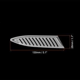 PATIKIL PP Safety Knife Cover Sleeves for 5" Ceramic Knife, 2 Pack Knives Edge Guard Blade Protector Universal Knife Sheath for Kitchen, White