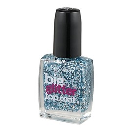 Sally Hansen Treatment Big Glitter Top Coat Nail Color, Blue Moonlight, 0.4 Fluid Ounce