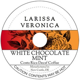 White Chocolate Mint Costa Rica Decaf Coffee (Single Serve K-Cup Pods) (Gourmet, Naturally Flavored, Whole Coffee Beans) (12 pods, ZIN: 575696) - 3 Pack