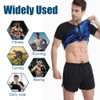 DiULi Men's Sauna Suit, Black zip, XXL