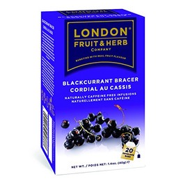 London Fruit & Herb Té de Blackcurrant, 40g, caja de 20 sobres