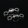 Ollud Fishing Tackle Rolling Swivel Black #14 50-Piece Set qb500186a01n0