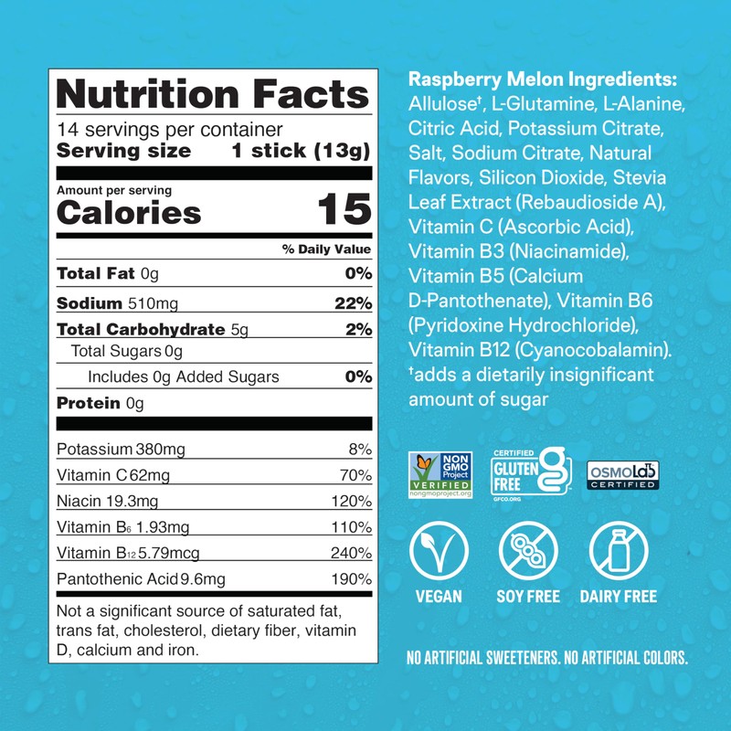 Liquid I.V.® Hydration Multiplier Sugar-Free - Raspberry Melon | Electrolyte