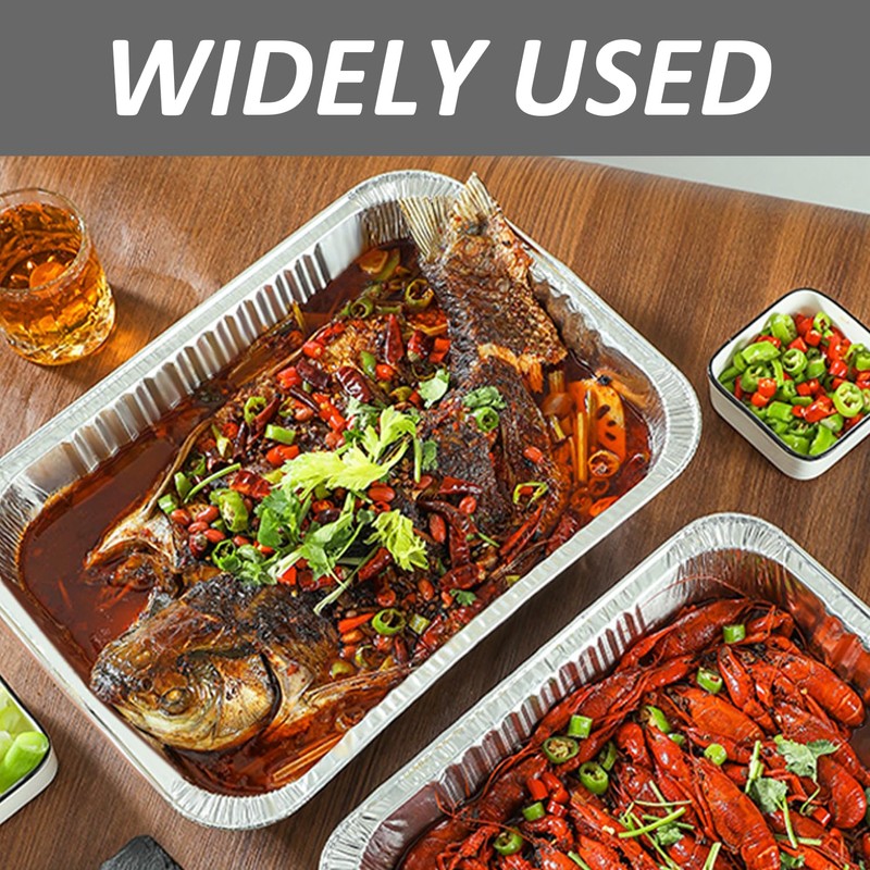 MEMOFYND 12-Piece Aluminium Foil Baking Tray, Aluminium Foil Baking Tray,