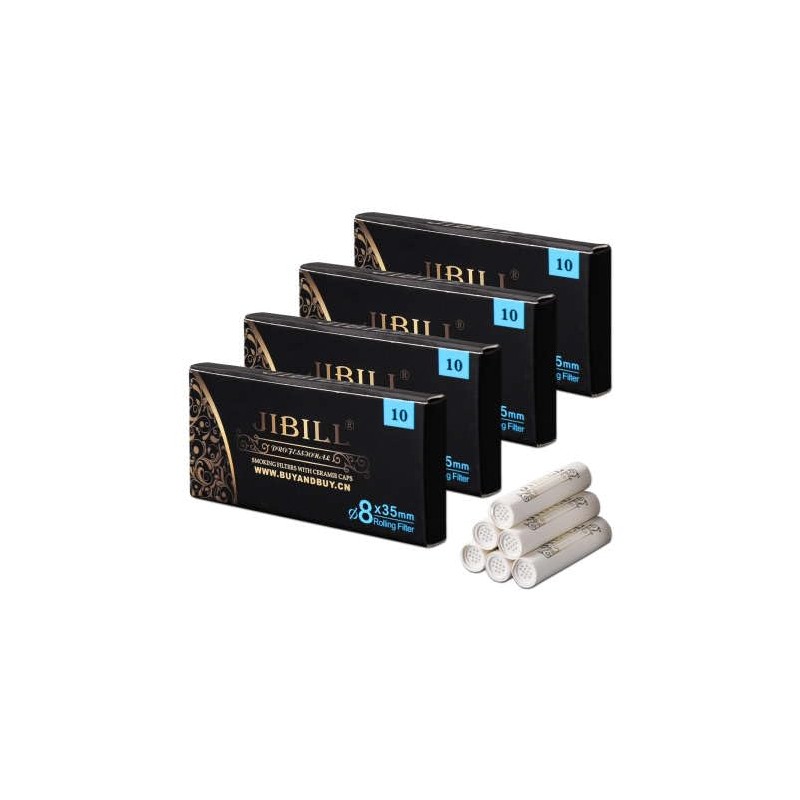 Pipe Activated Charcoal Filter Replacement Pack (10 Filters)