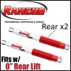 Rancho Rear Shock Absorbers PAIR fits 2000-2005 Ford Excursion 4WD