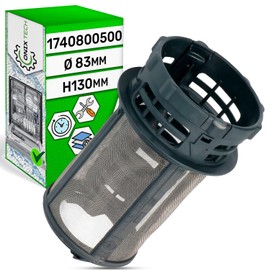 Mesh Filter for Dishwasher Ø 83 mm with The Original Code 1740800500 481248058413 C00345776 for Beko for Whirlpool for Indesit - Warranty 5 Years – Onix TECH