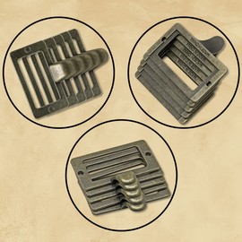 Rierdge 20 Pcs Antique Bronze Card Catalog Drawer Pulls, Vintage File Cabinet Pulls, Library Label Card Catalog Pulls for Office Furniture Cupboard Cabinet Drawer Box Case Hardware (Large)