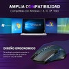 TERPORT S200 Mouse Inalámbrico para Juegos, Ratón con un Clic