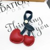 Solighter Cherry Bag Charm for Women Cute PU Cherry Key