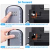 BTNEEU Key Safe Wall Mounted Outdoor, Key Safe with Number